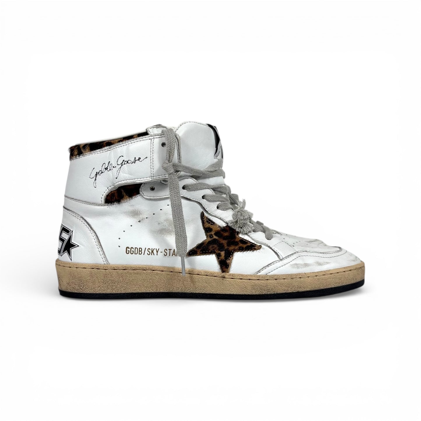 Golden goose Sky star bianche con stella maculata in cavallino 39
