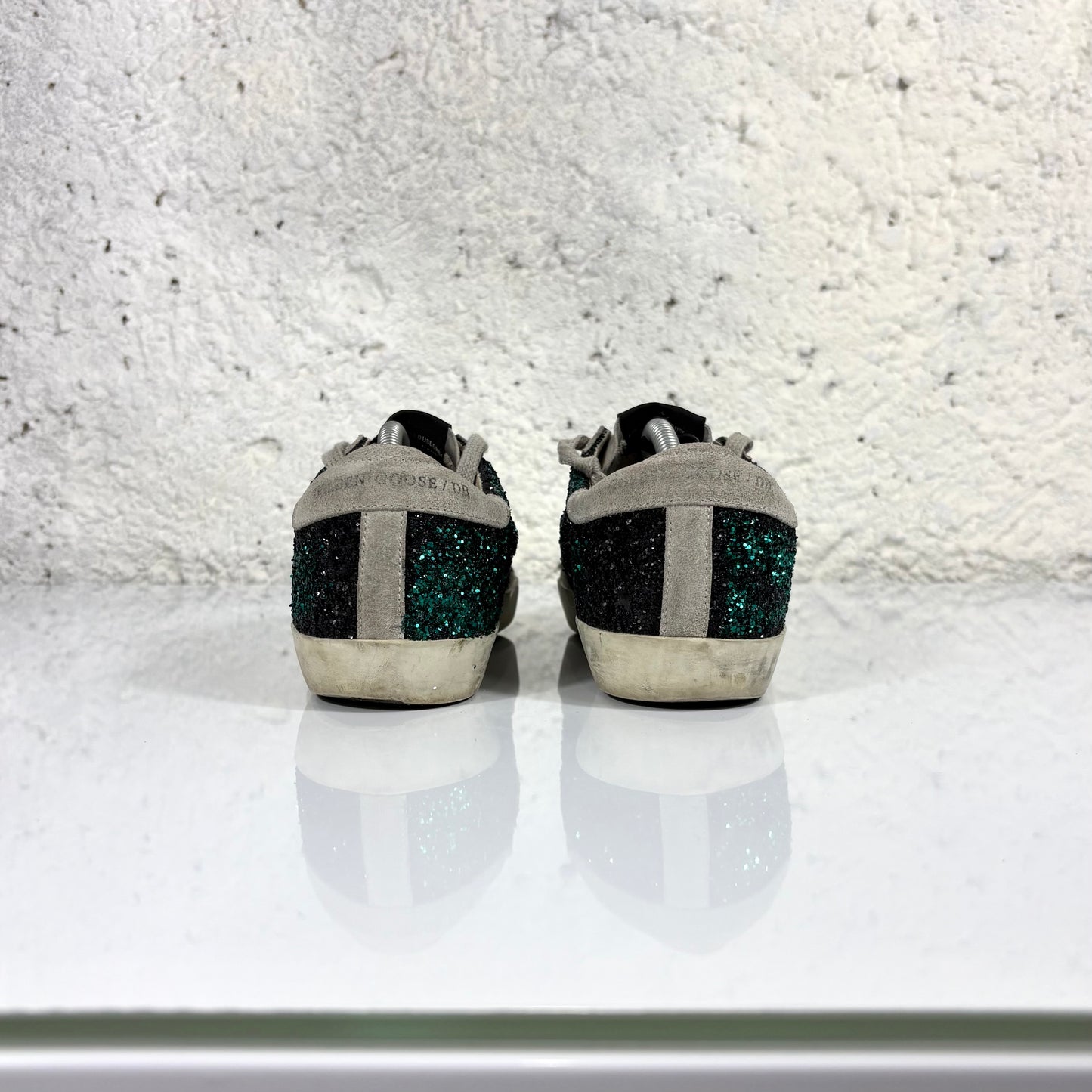 Golden goose Superstar nere con i brillantini 37