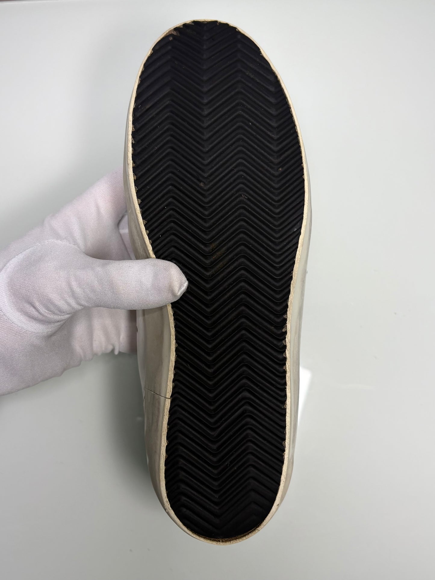 Golden goose bianche stella zebrata 40