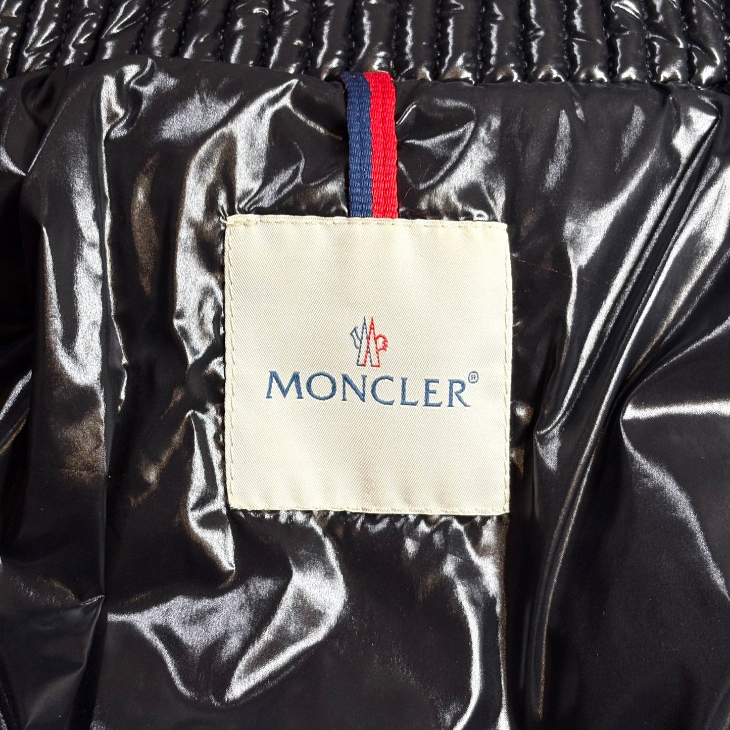 Moncler giubotto nero lucido 3 L