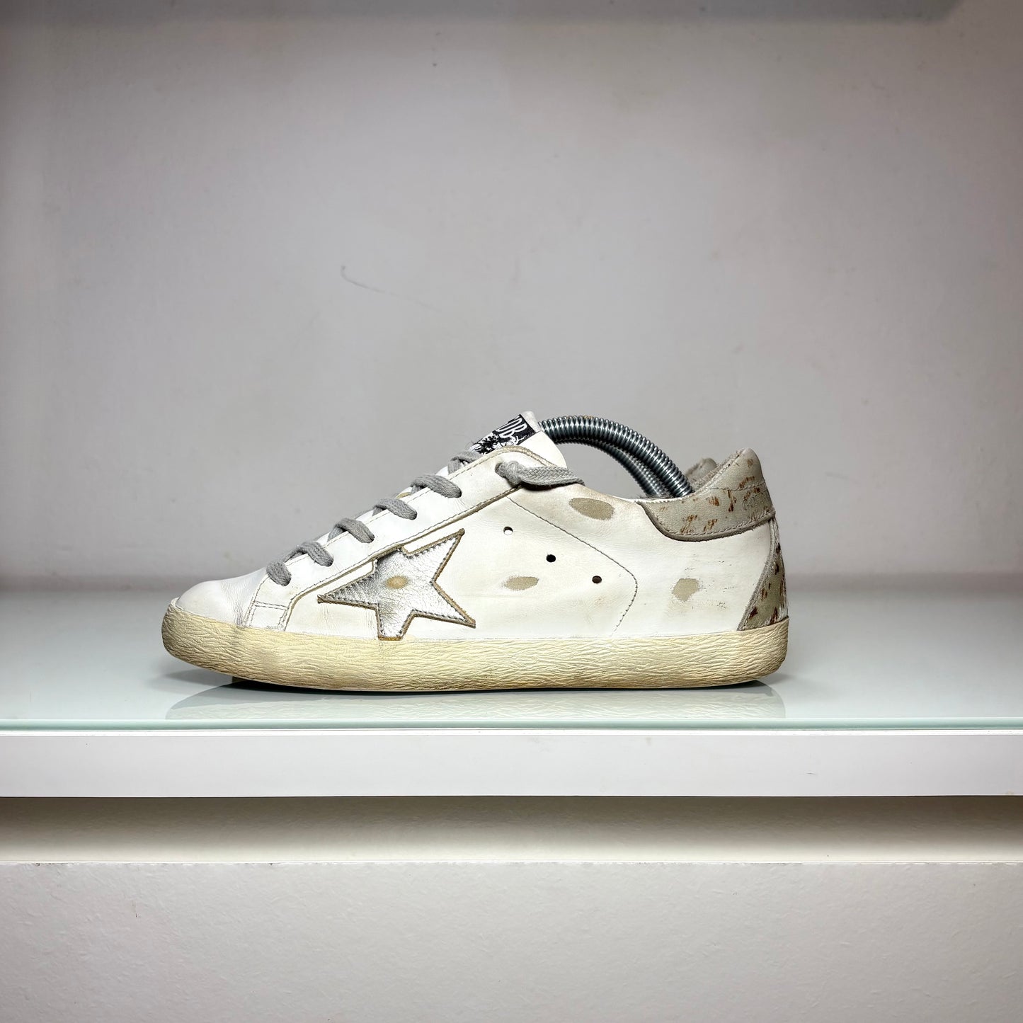 Golden goose Superstar Bianco e Rosa 38
