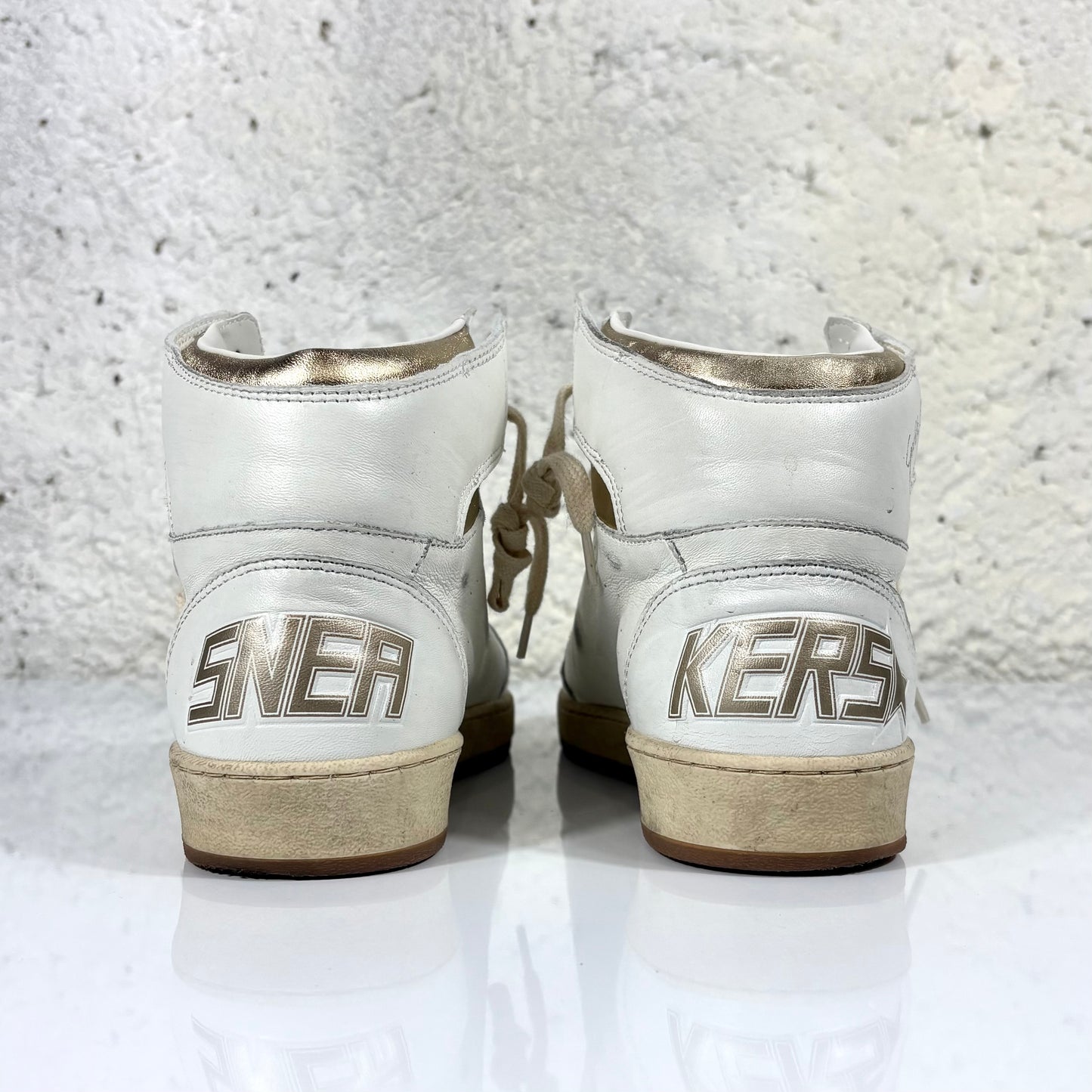 Golden goose Sky star bianche e oro 41