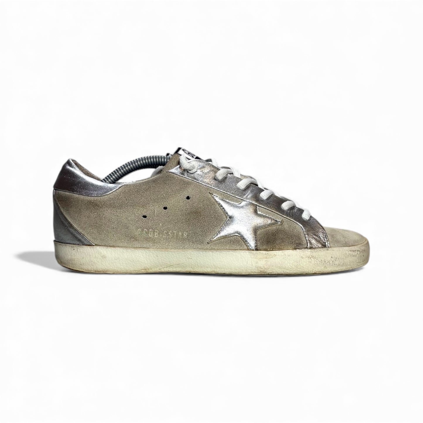 Golden goose Superstar grigio e argento 37