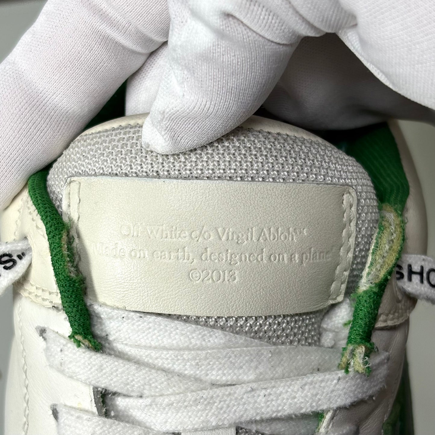 Off white Out of Office bianche e verdi 43