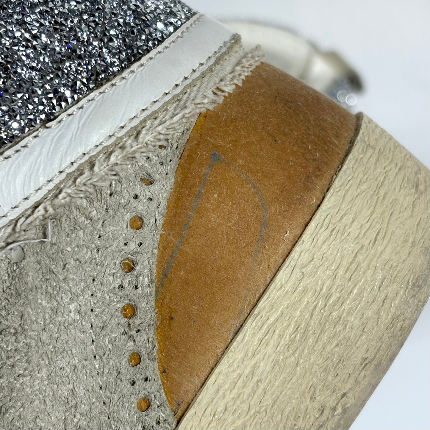 Golden goose Midstar “inverse” beige e bianche 38