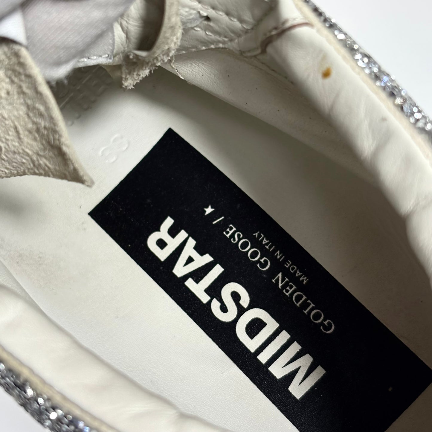 Golden goose Midstar “inverse” beige e bianche 38