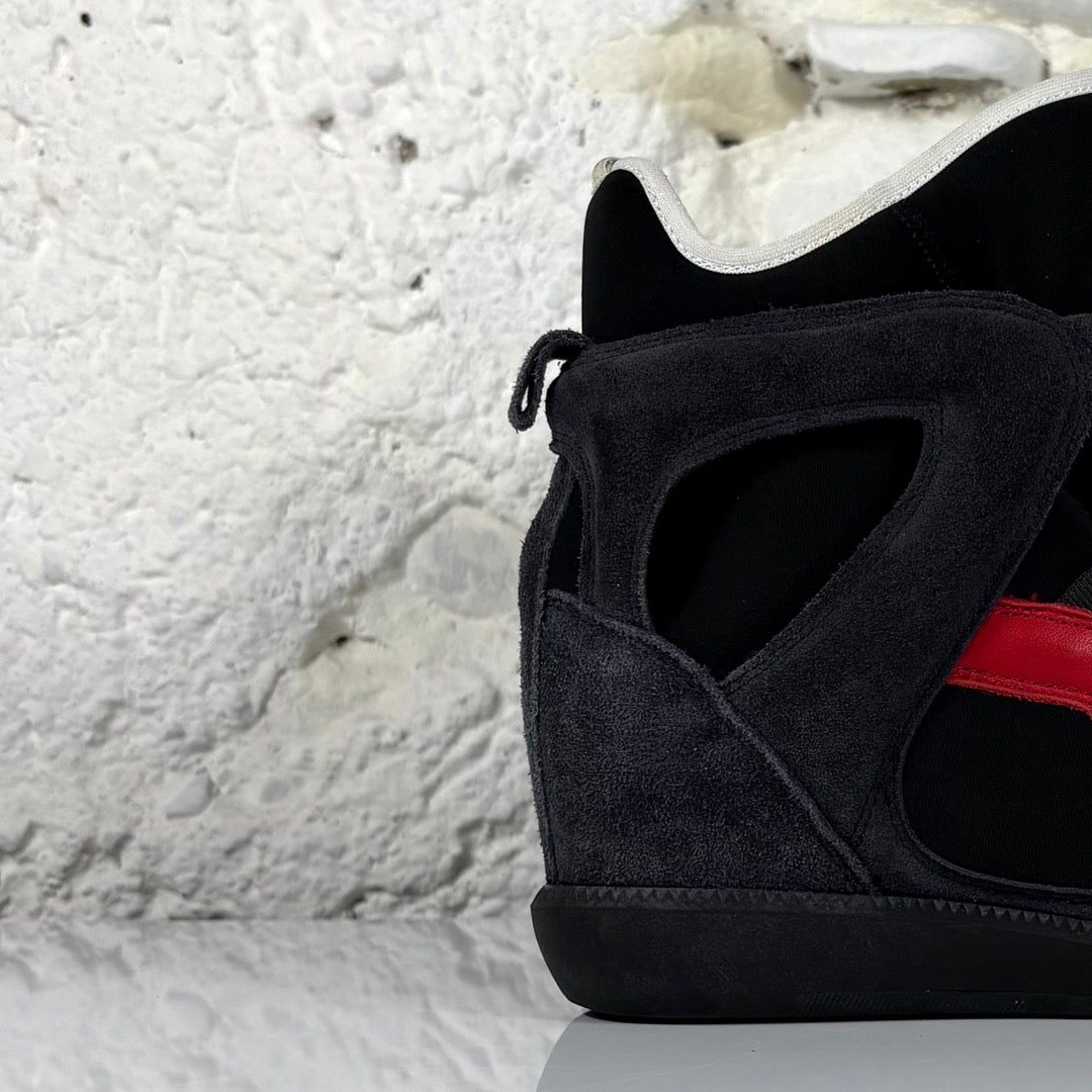 Isabel Marant Buckee nere con inserti rossi 38