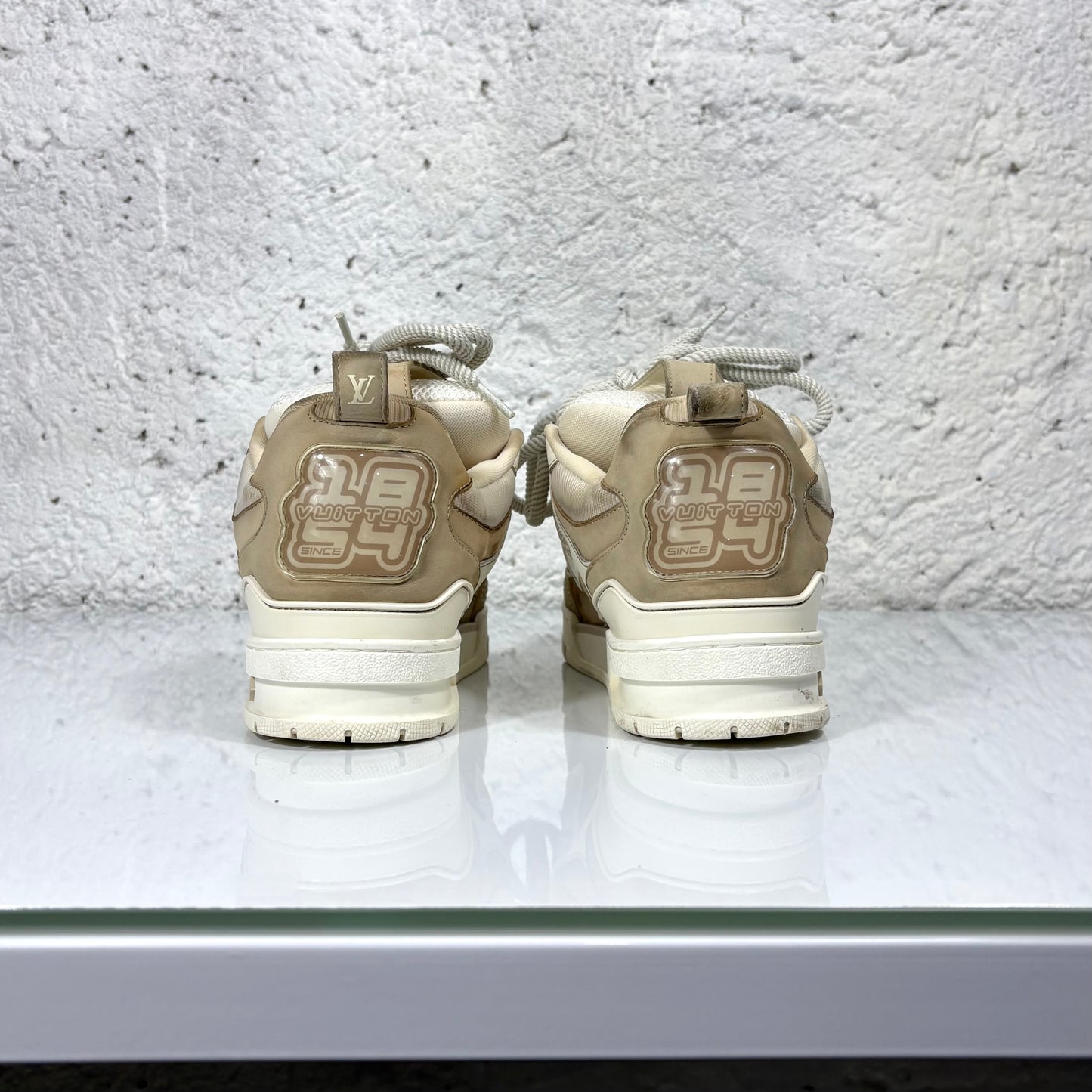 Louis Vuitton Skate beige e bianco 44