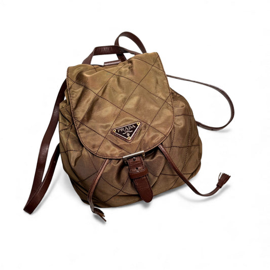 Prada BackPack Nylon Brown