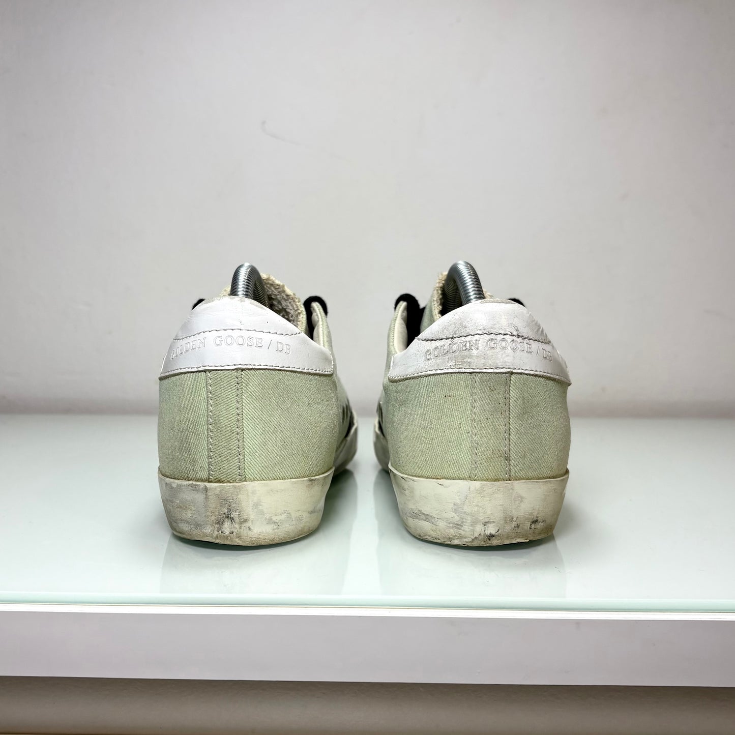 Golden goose Superstar grigio tessuto stella Argento 37