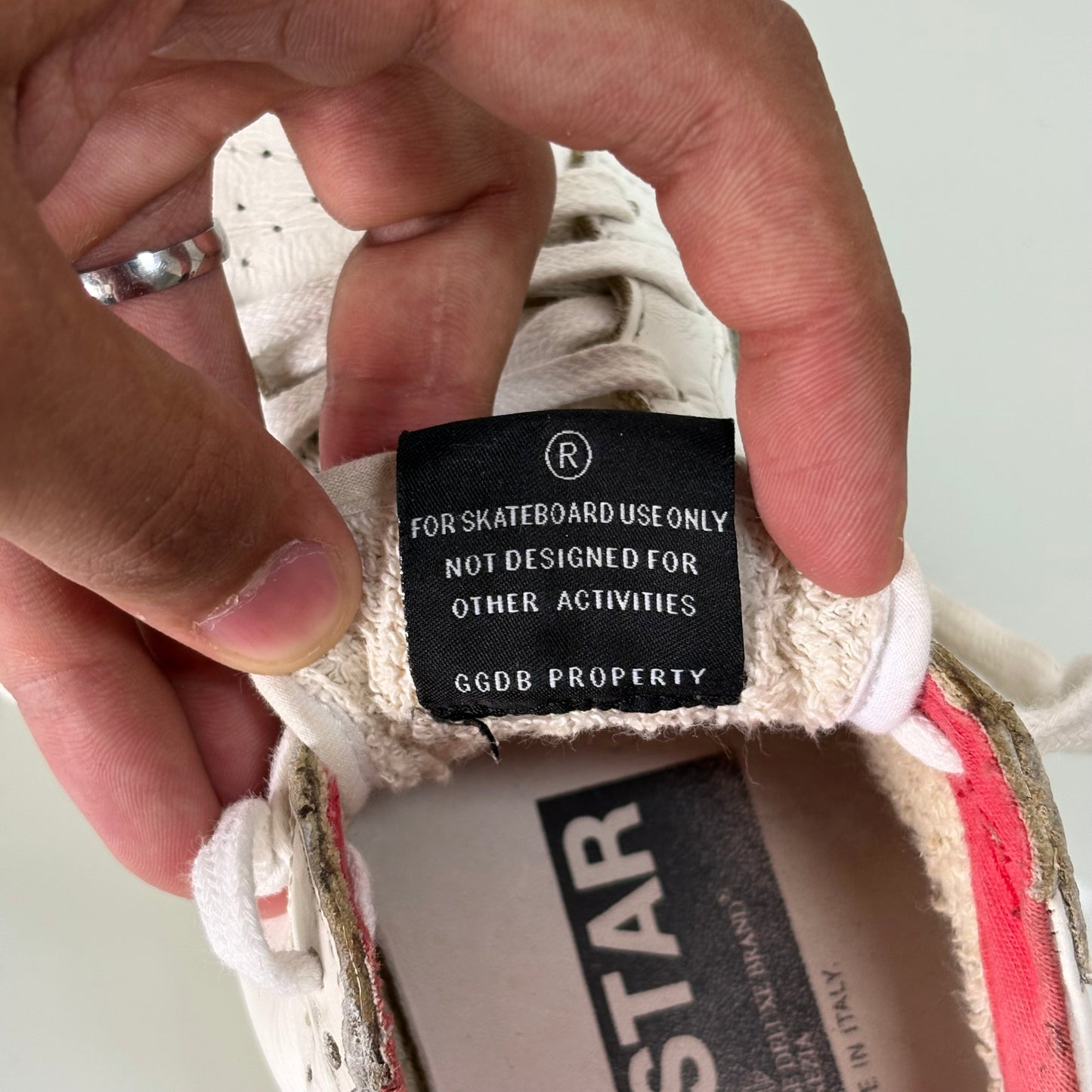 Golden goose ballstar bianche e tallone rosso 37