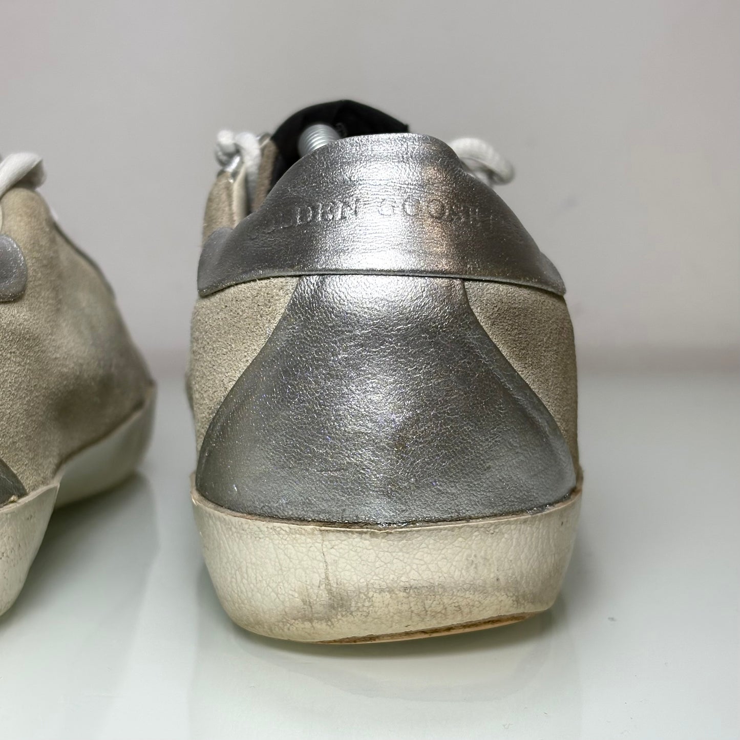 Golden goose Superstar grigio e argento 37