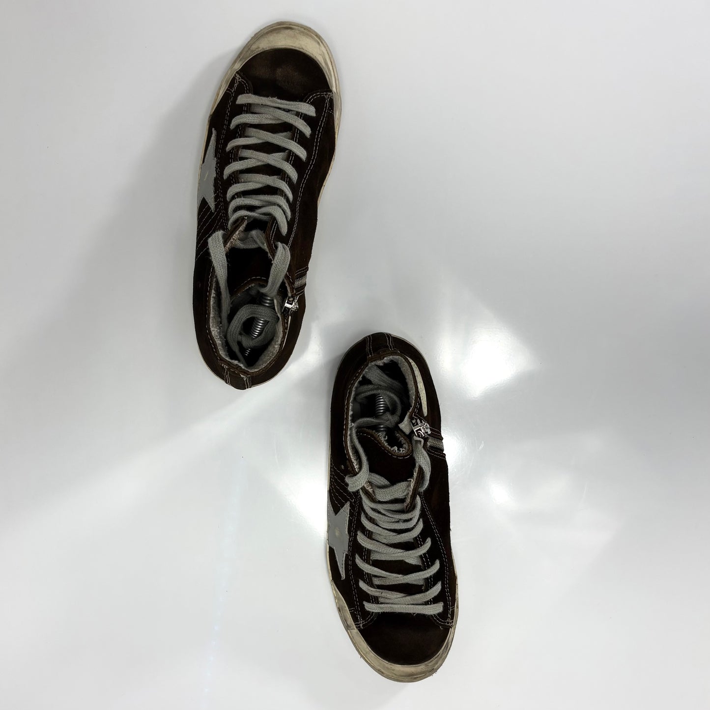 Golden goose Francy marroni in tessuto 37