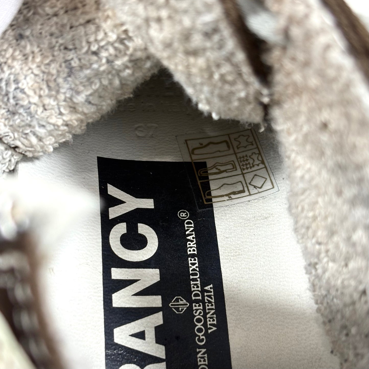 Golden goose Francy marroni in tessuto 37