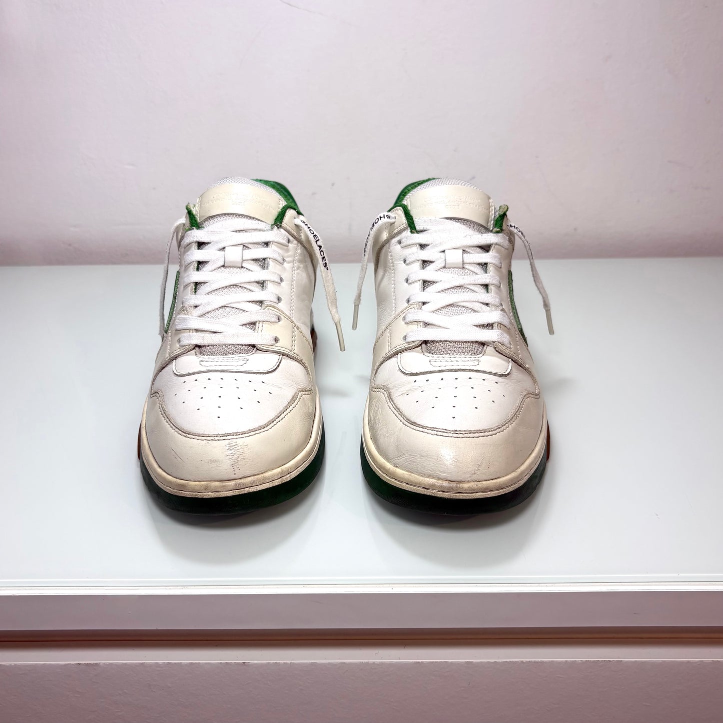 Off white Out of Office bianche e verdi 43