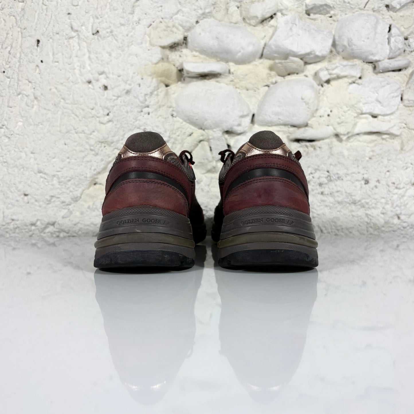 Golden goose Dad star marroni stella oro 43