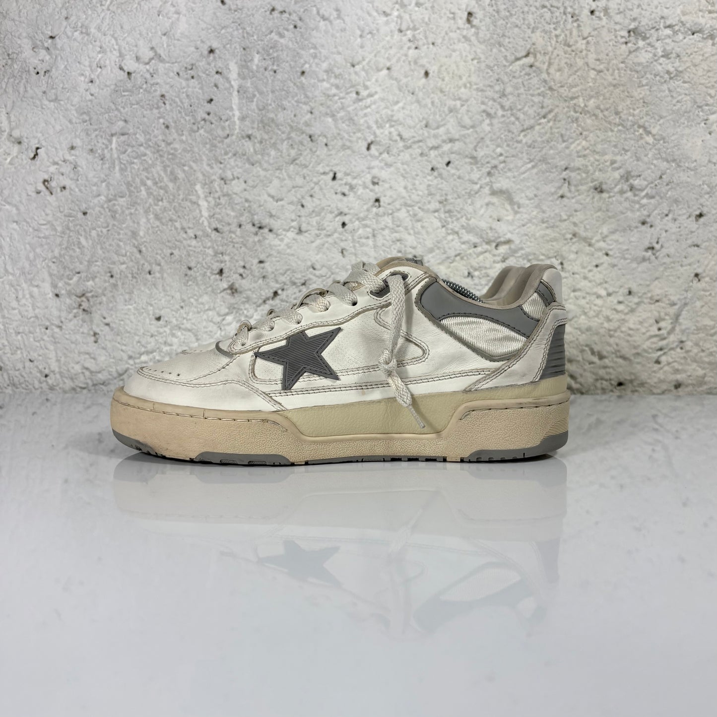 Golden goose forty two bianco e grigio 40