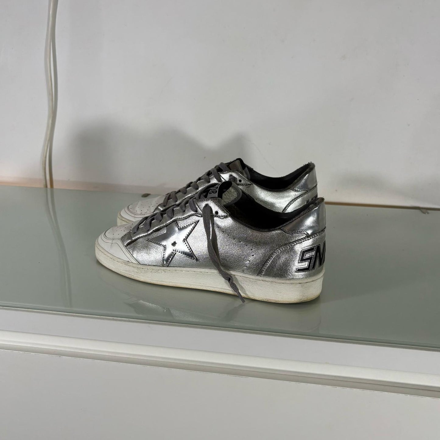 Golden goose Ballstar Argento/Bianco 41
