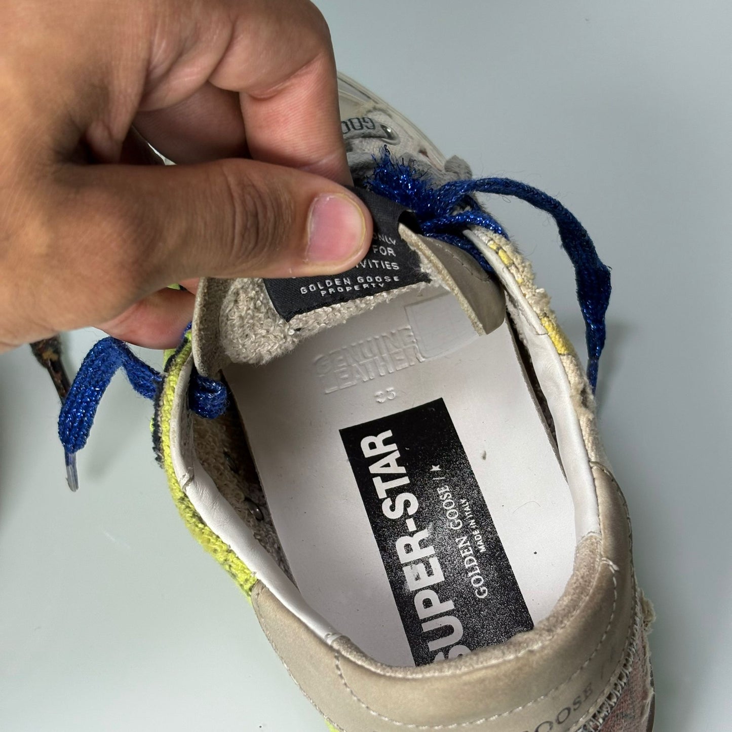 Golden goose Superstar multicolor 35