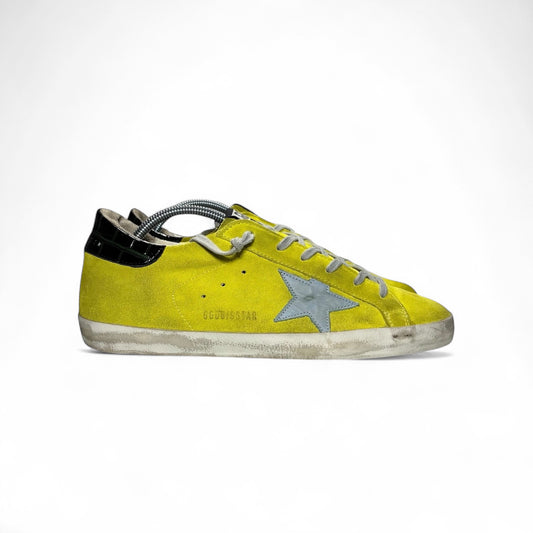 Golden goose Superstar gialle in tessuto 40