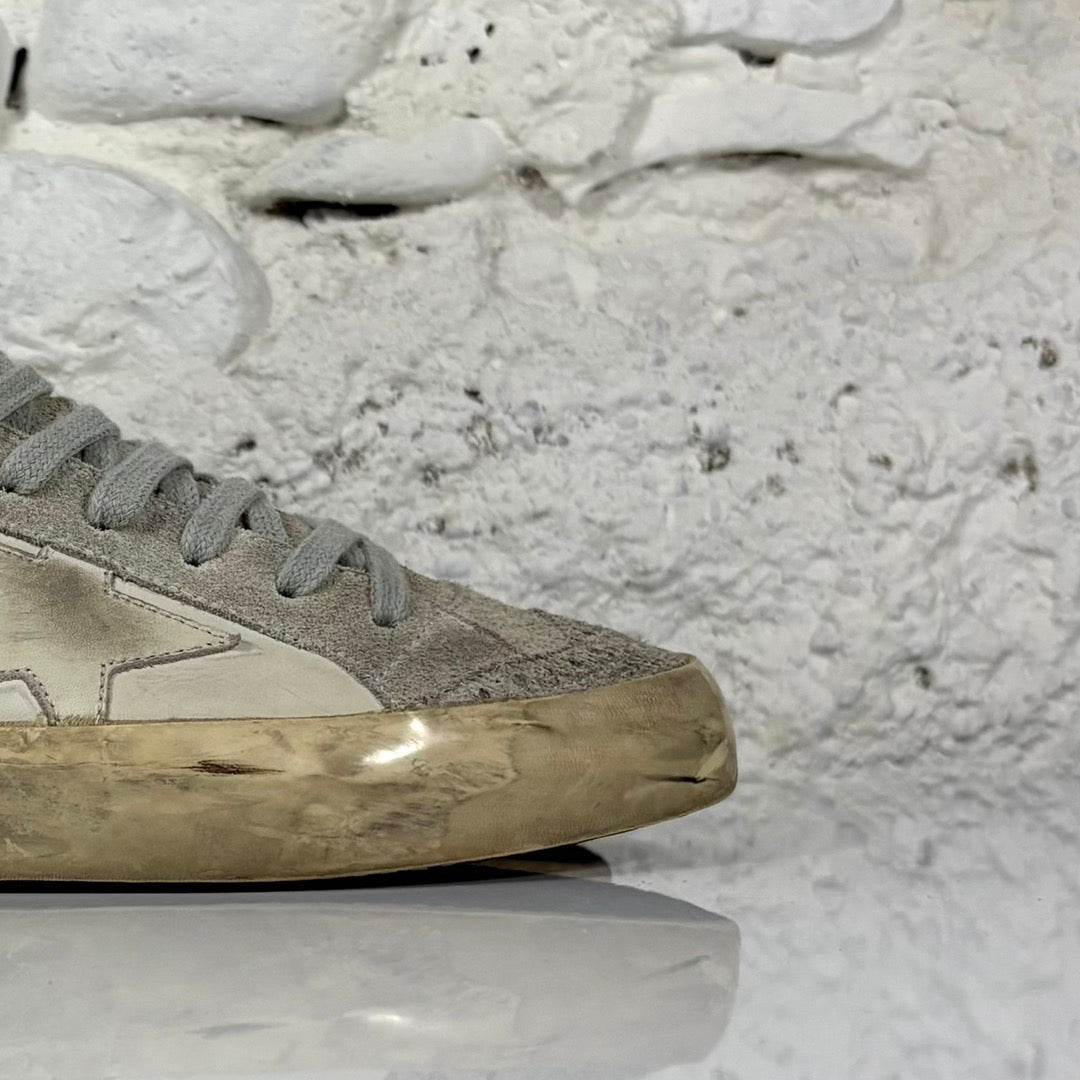 Golden goose Midstar beige con talloncini neri 37