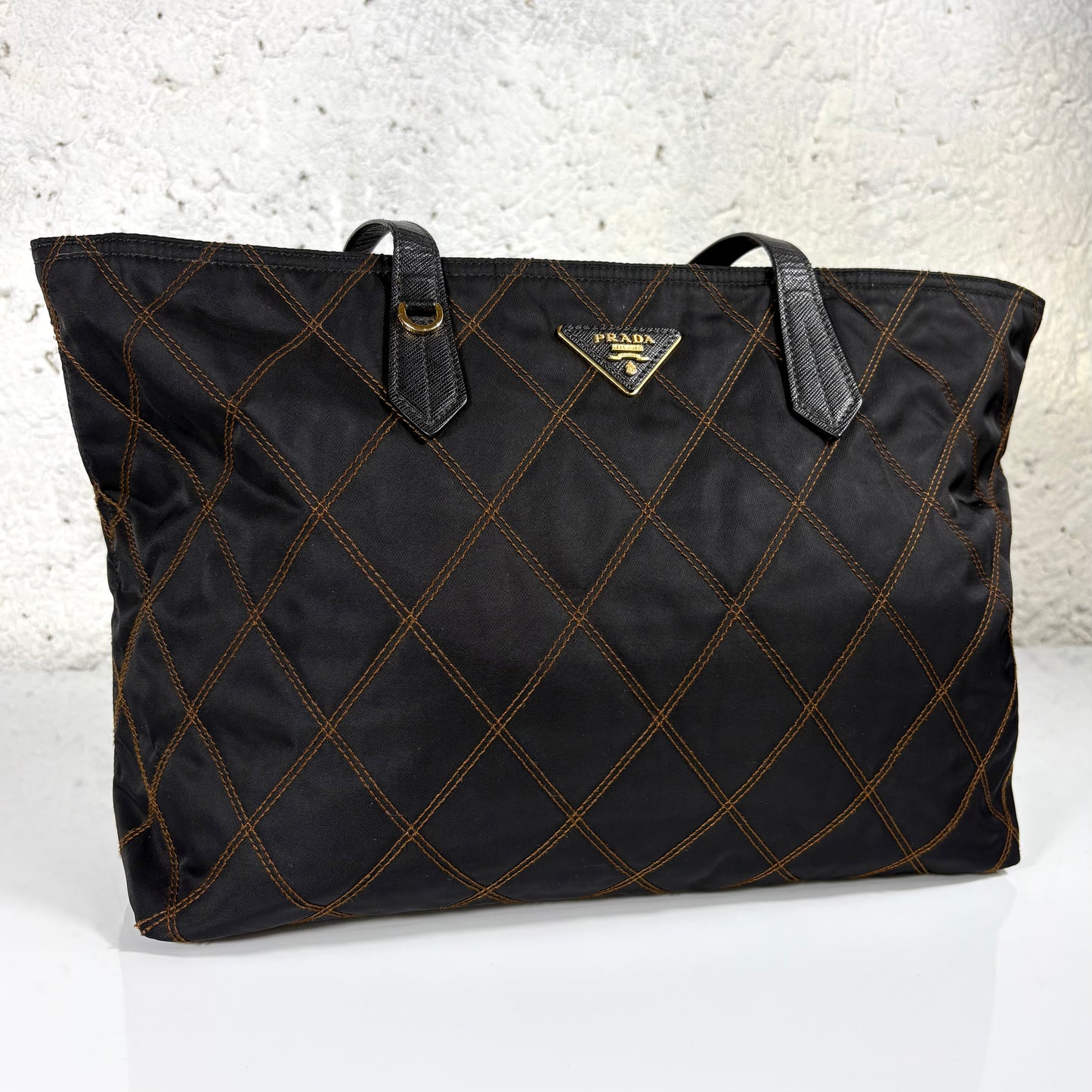 Prada Tessuto Quilted Tote in Nylon