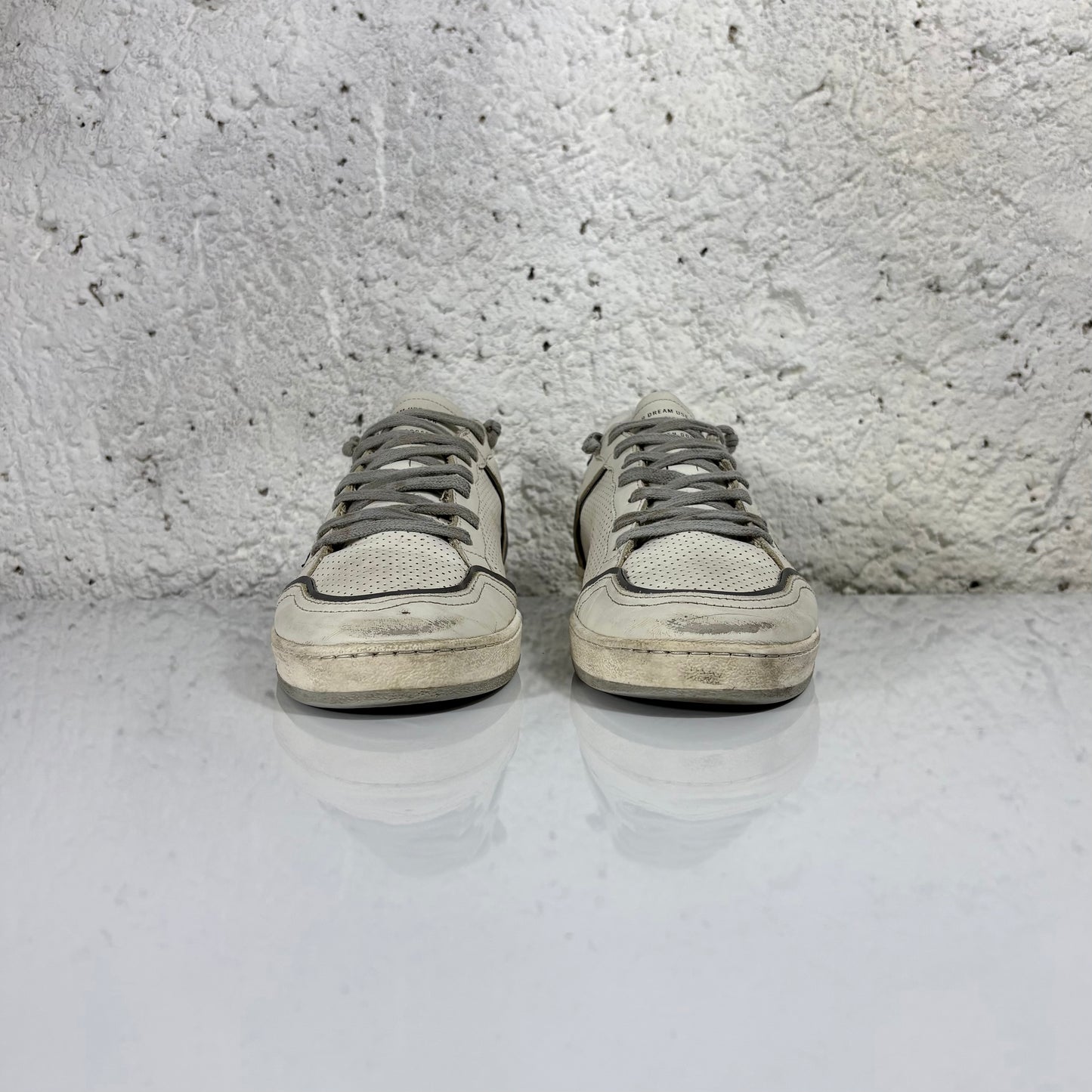 Golden goose ballstar traforata bianche e grigio sulla stella e sui talloni 42