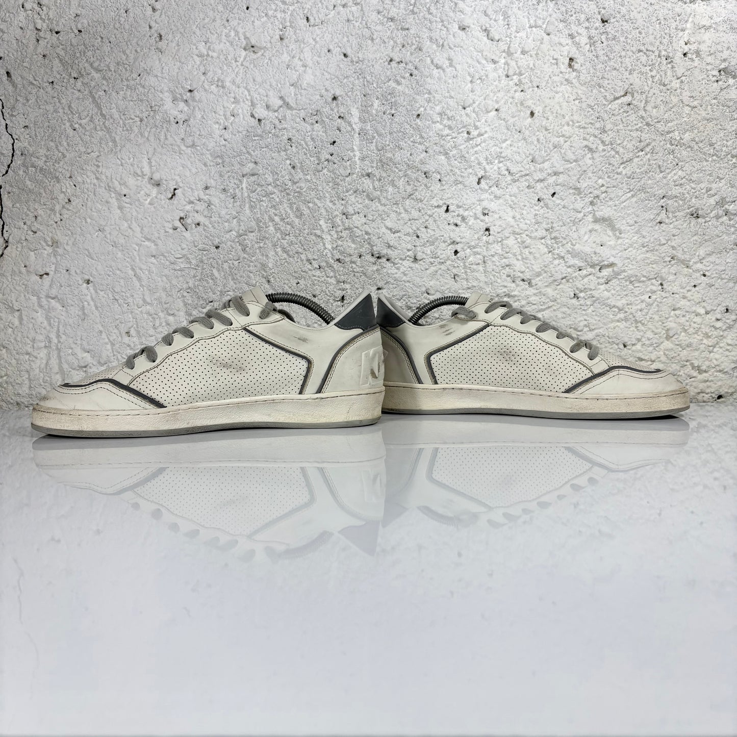 Golden goose ballstar traforata bianche e grigio sulla stella e sui talloni 42