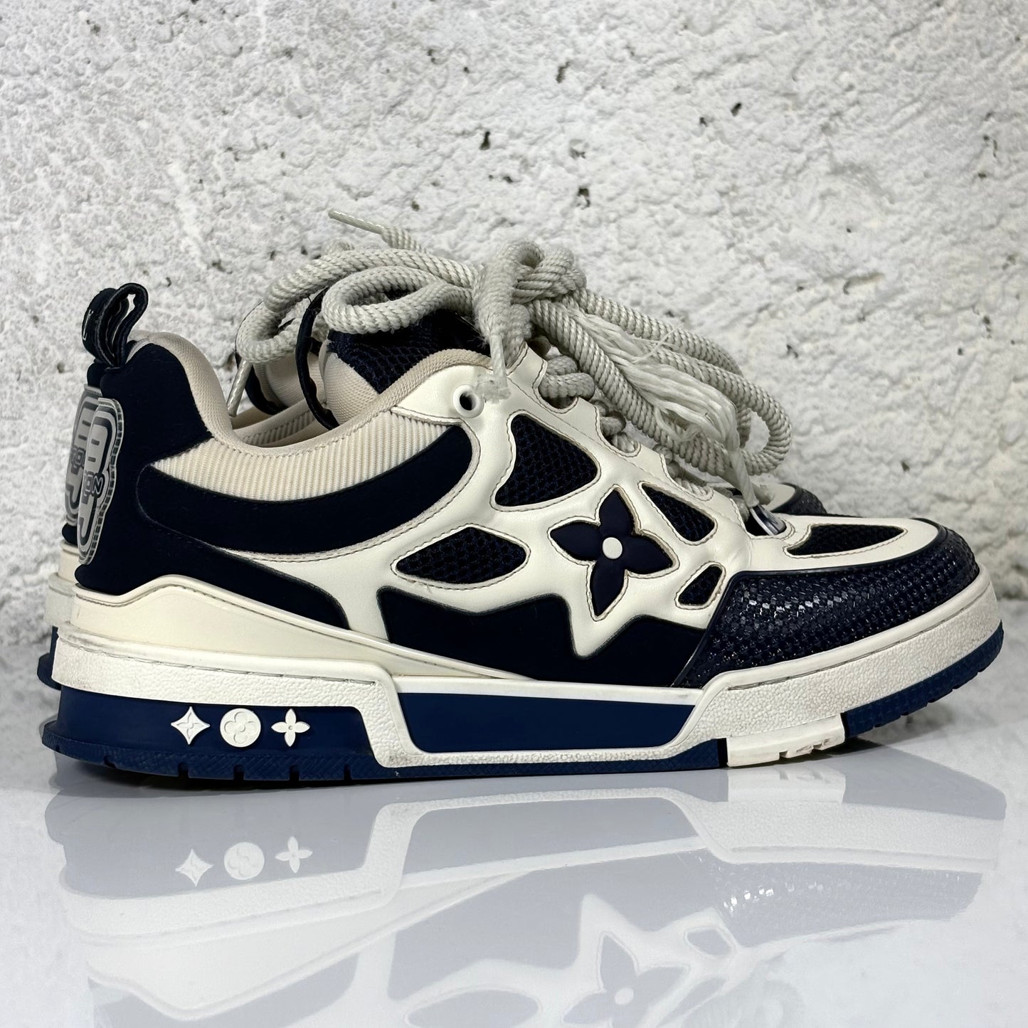 Louis Vuitton Skate blu e bianche 41,5