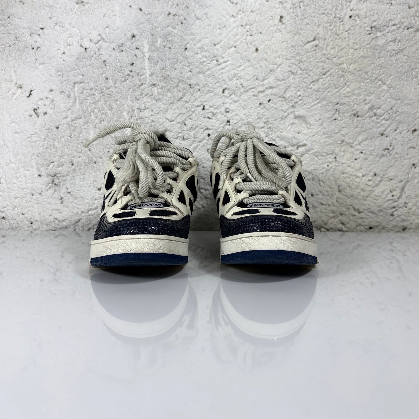 Louis Vuitton Skate blu e bianche 41,5