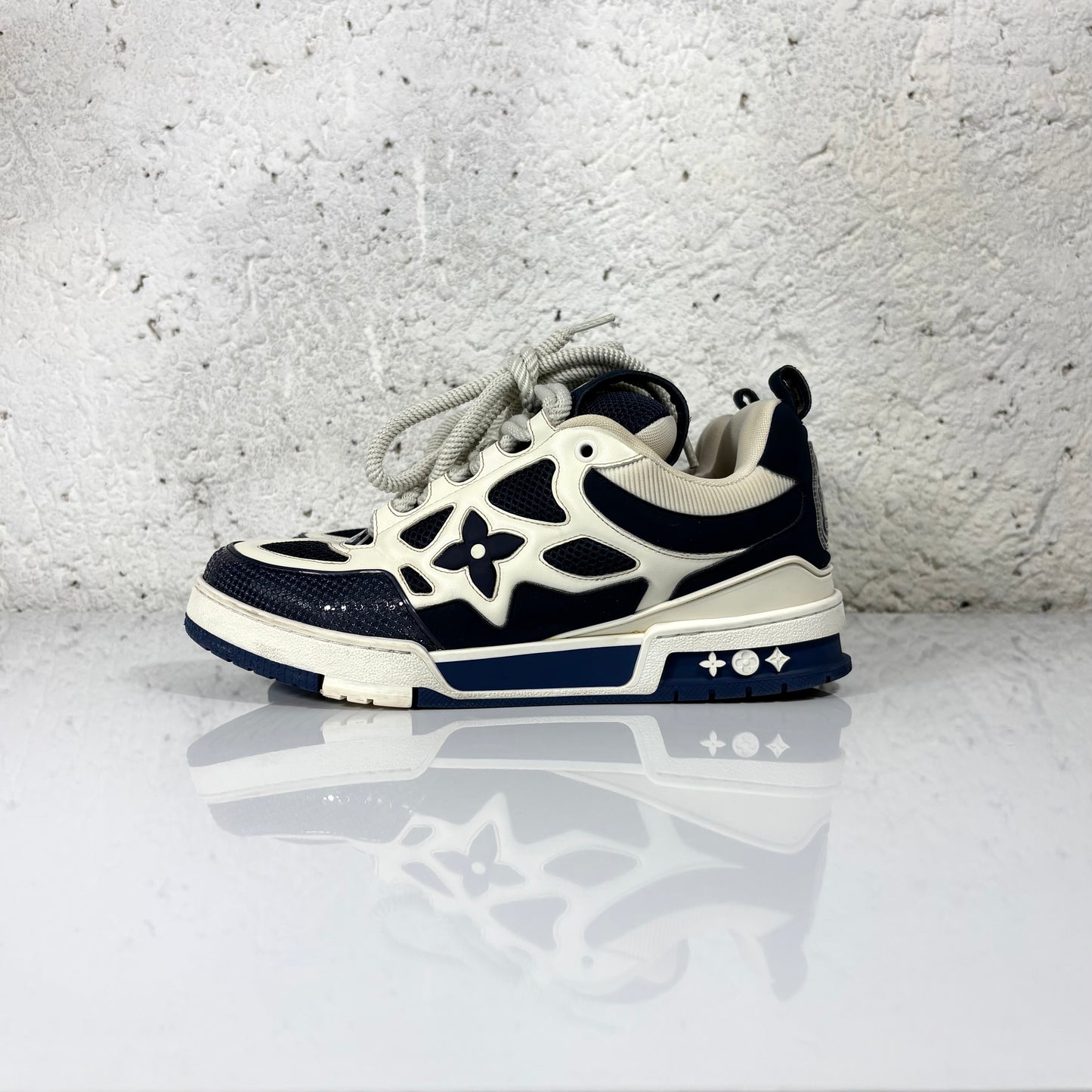 Louis Vuitton Skate blu e bianche 41,5