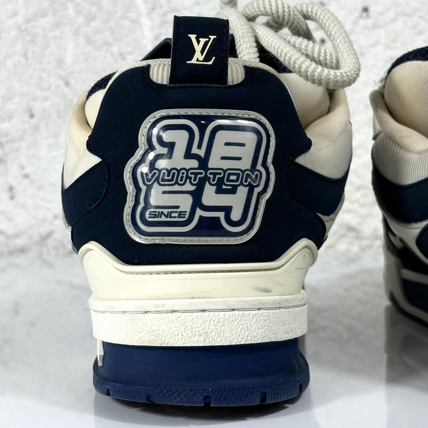 Louis Vuitton Skate blu e bianche 41,5