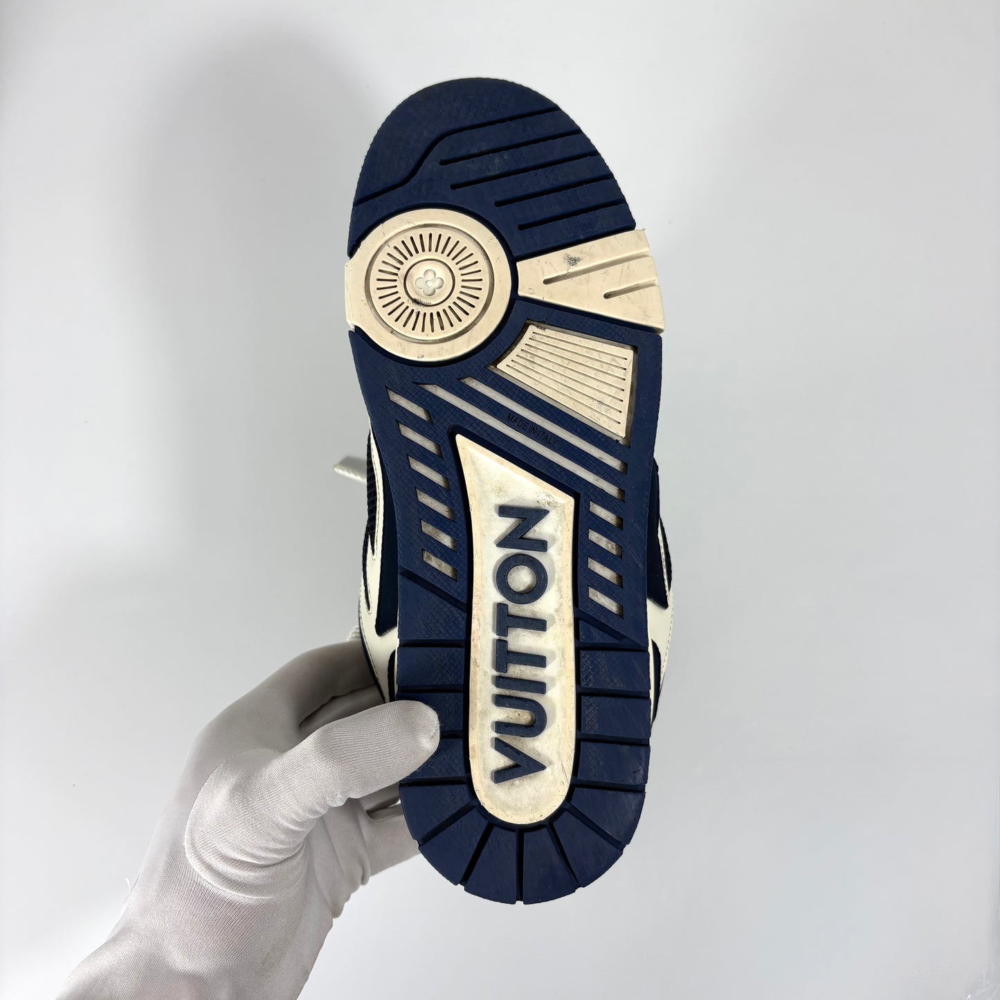 Louis Vuitton Skate blu e bianche 41,5