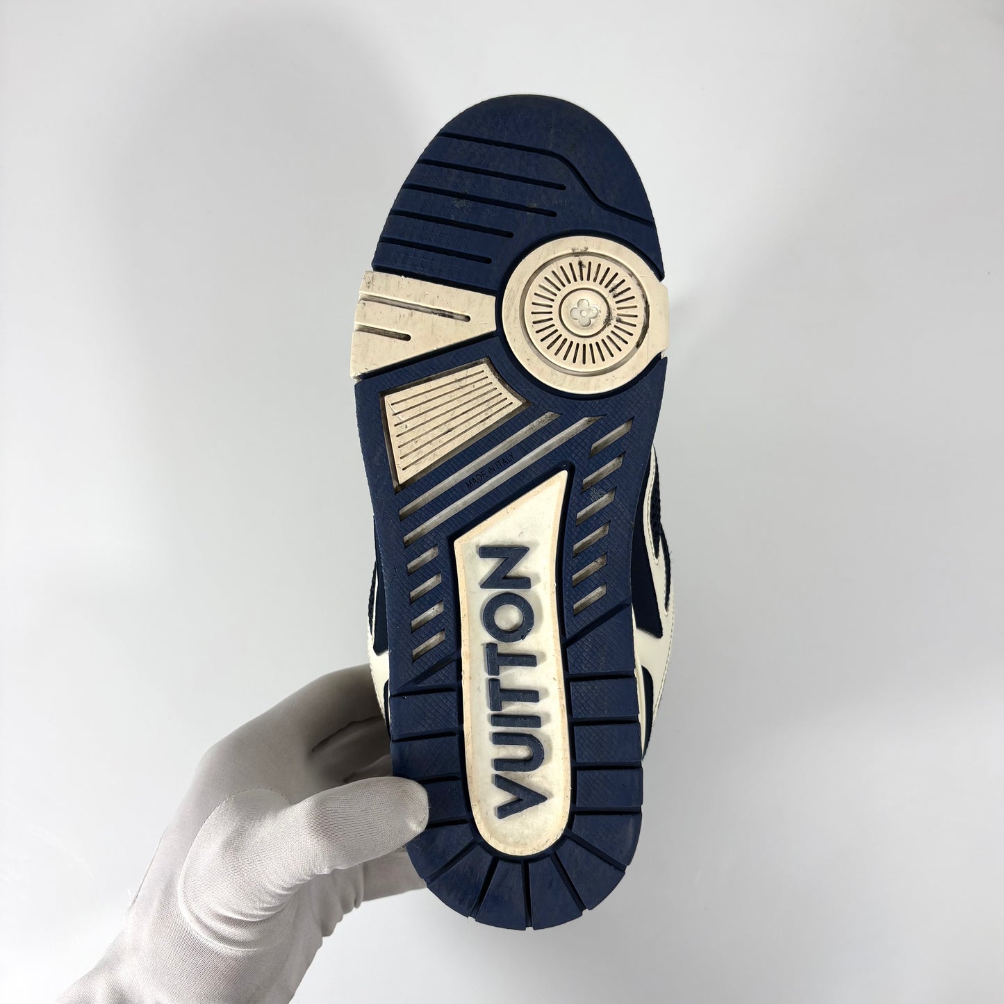 Louis Vuitton Skate blu e bianche 41,5