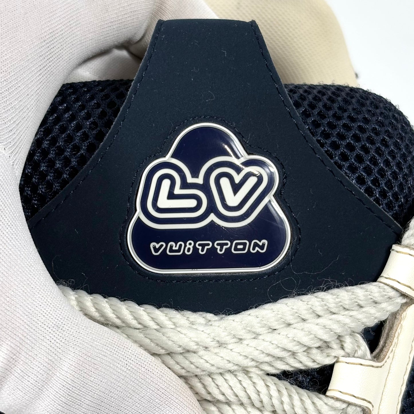 Louis Vuitton Skate blu e bianche 41,5