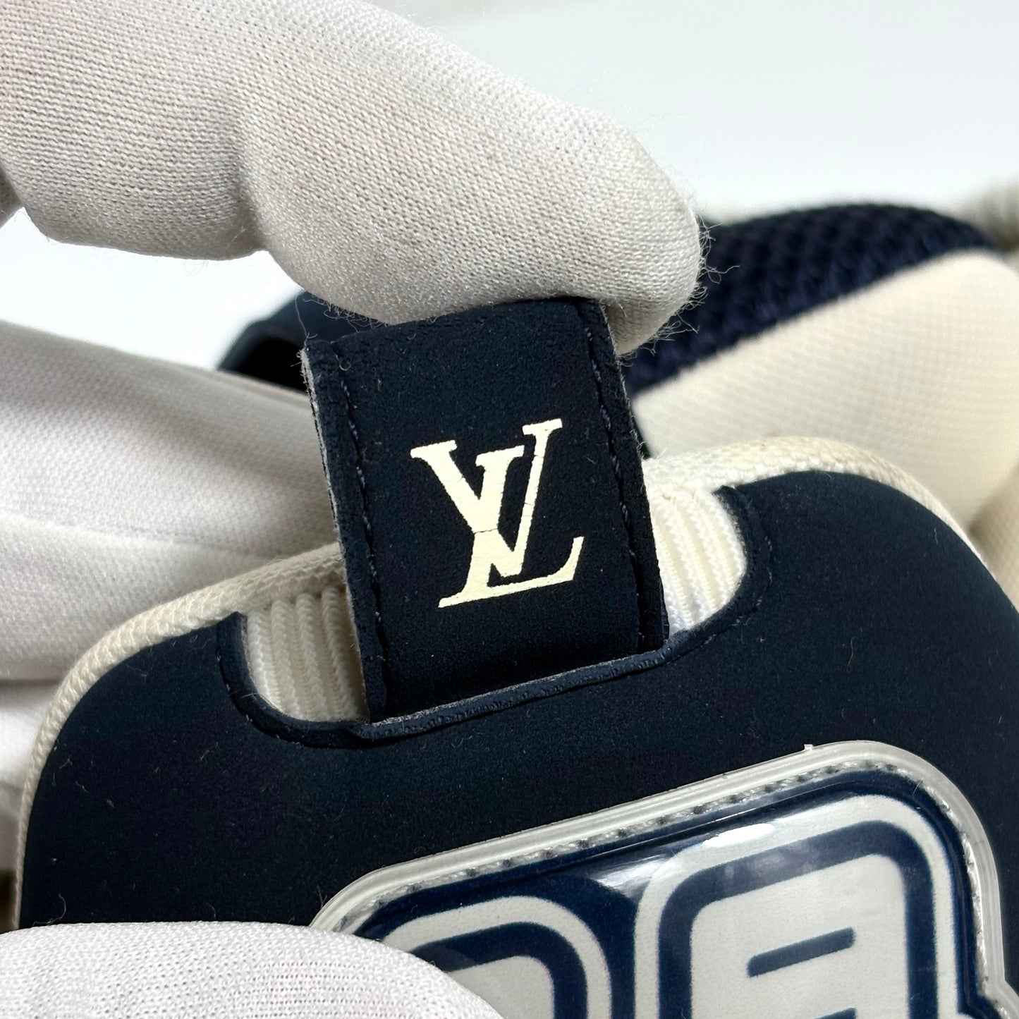 Louis Vuitton Skate blu e bianche 41,5