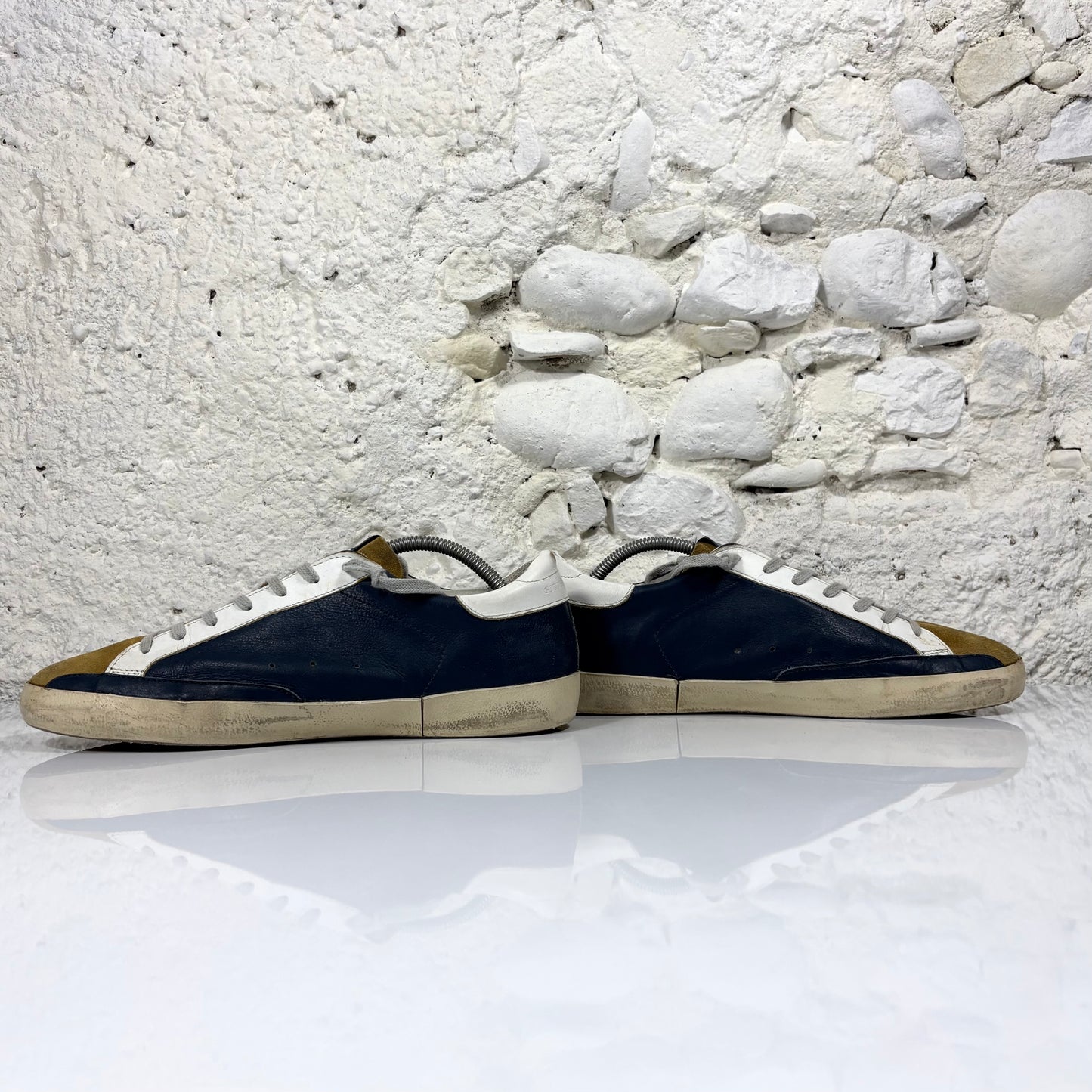 Golden Goose Superstar blu e bianche 43