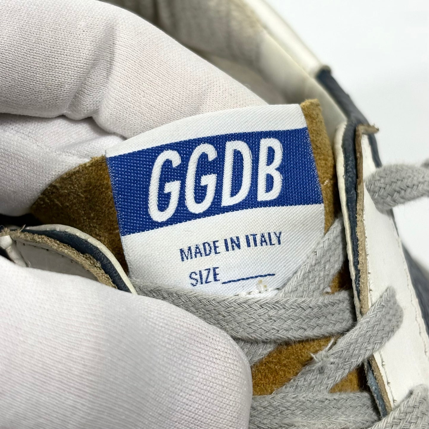 Golden Goose Superstar blu e bianche 43