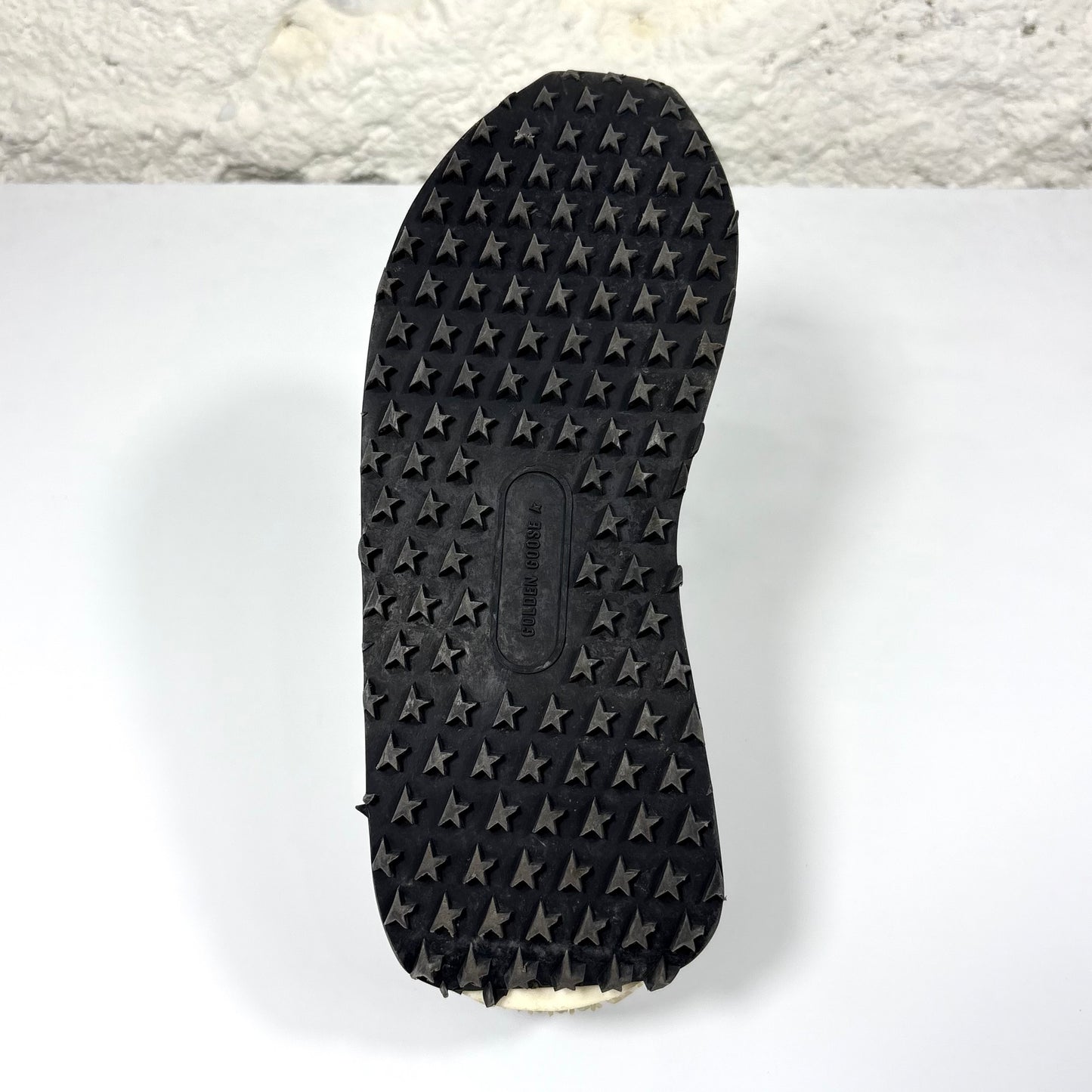 Golden Goose Marathon agento con dettagli in nero 38