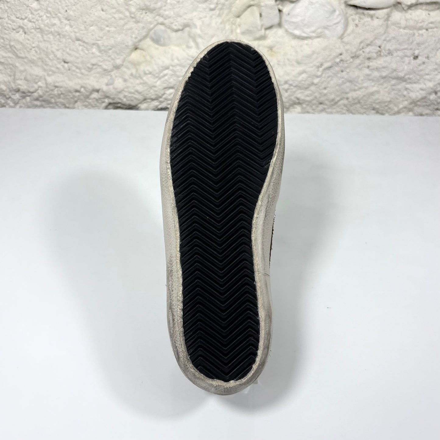 Golden Goose Superstar marroni maculate 38