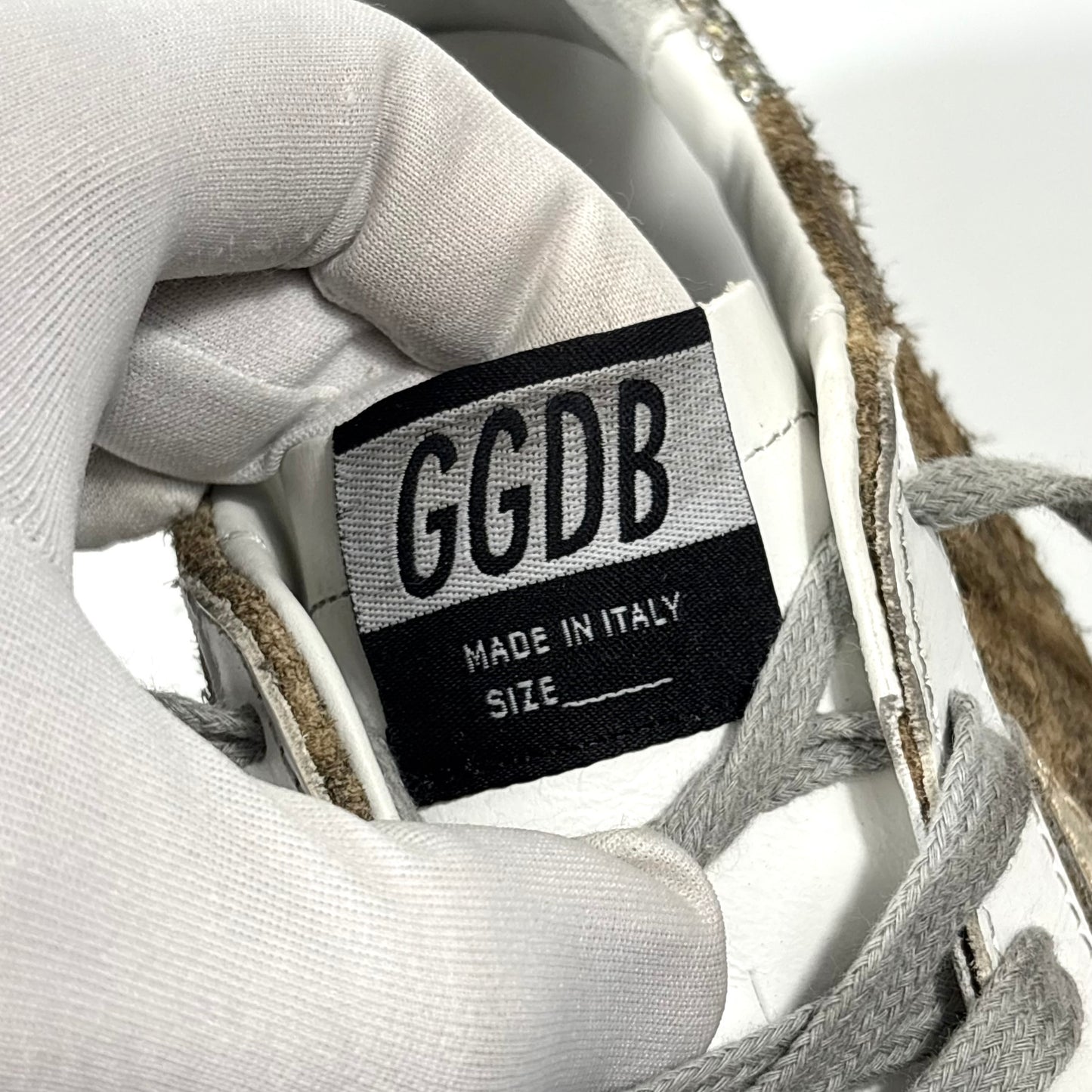 Golden Goose Superstar marroni maculate 38