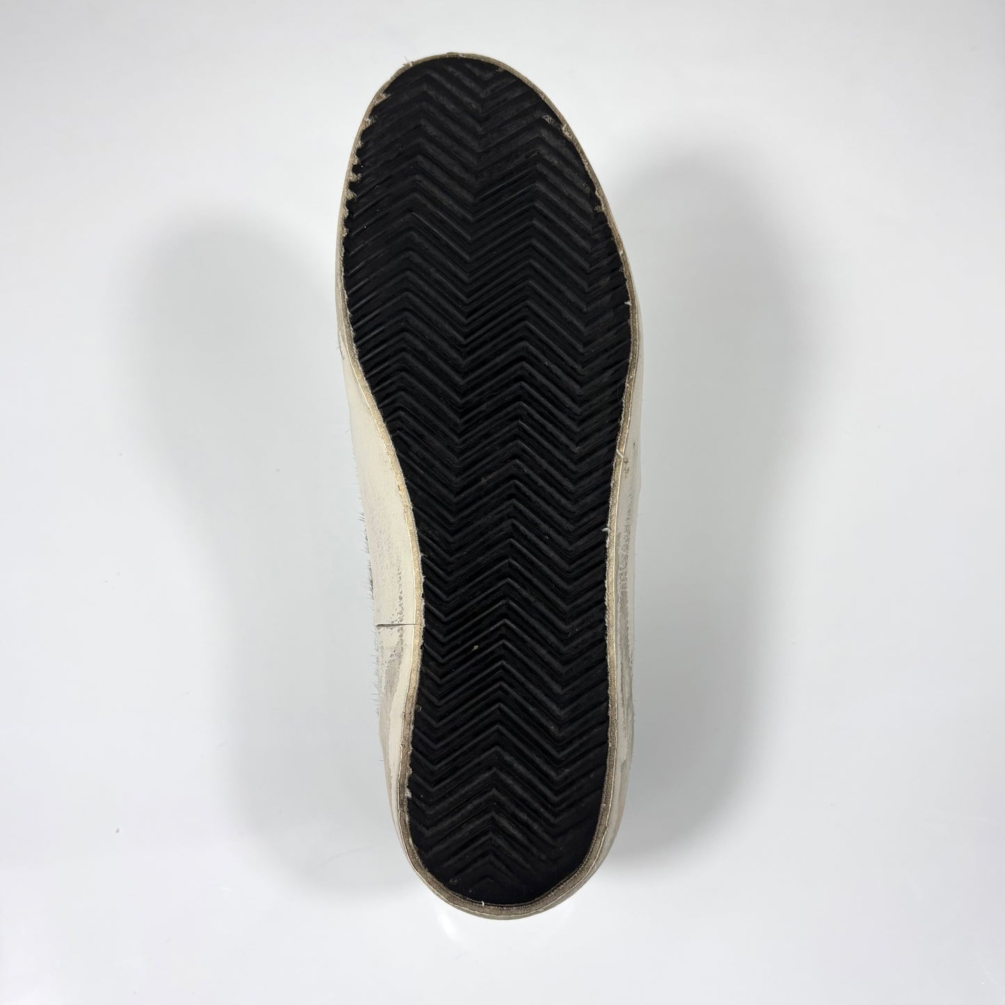 Golden goose Midstar con motivo maculato, stella nera, talloncini e punta bianchi 37