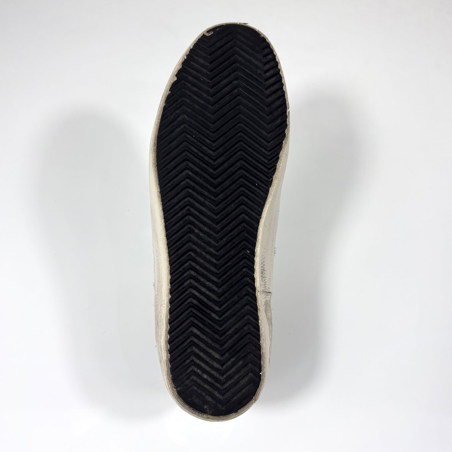 Golden goose Midstar con motivo maculato, stella nera, talloncini e punta bianchi 37