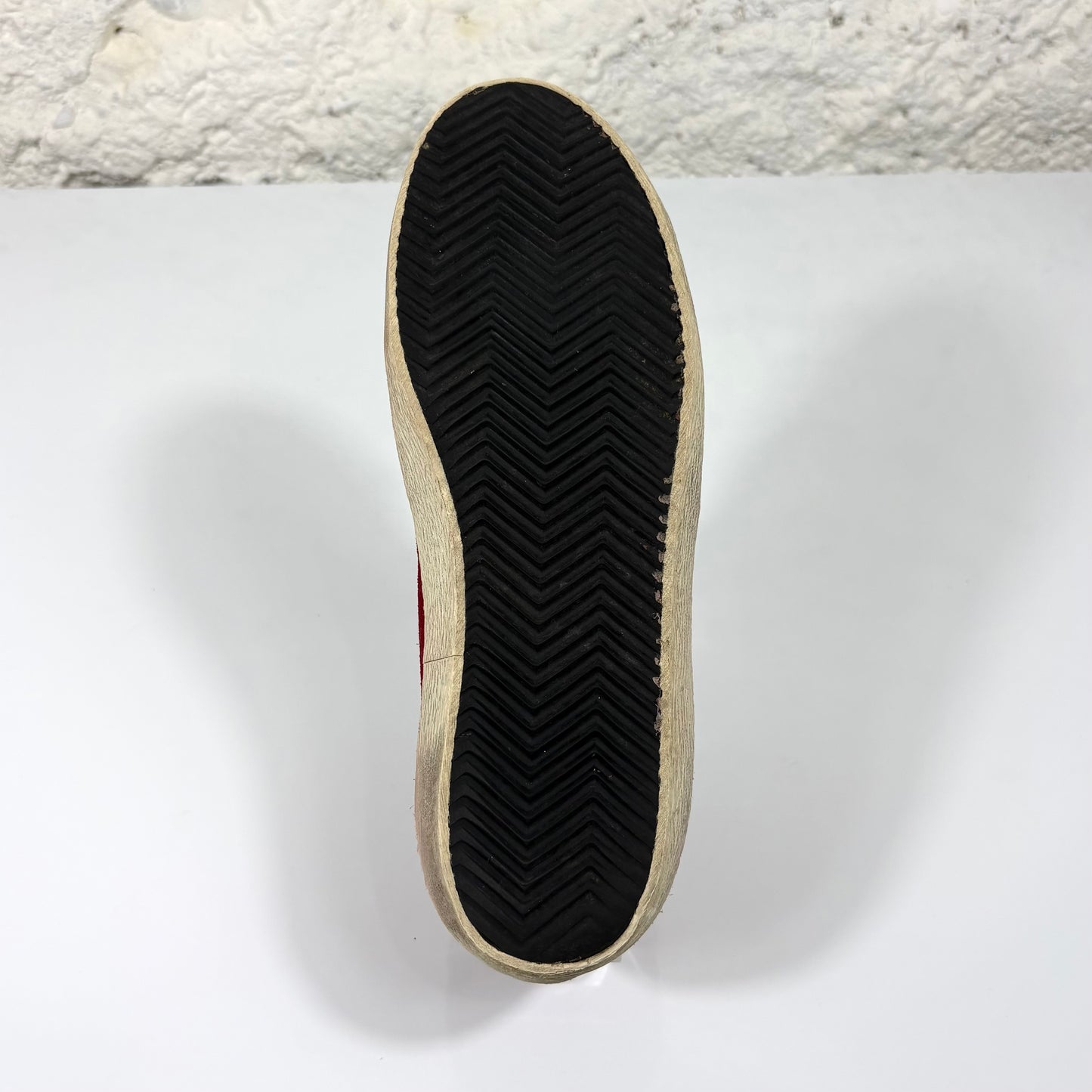Golden goose Superstar in tessuto rosso 38
