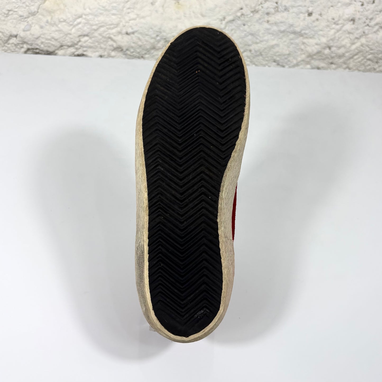 Golden goose Superstar in tessuto rosso 38