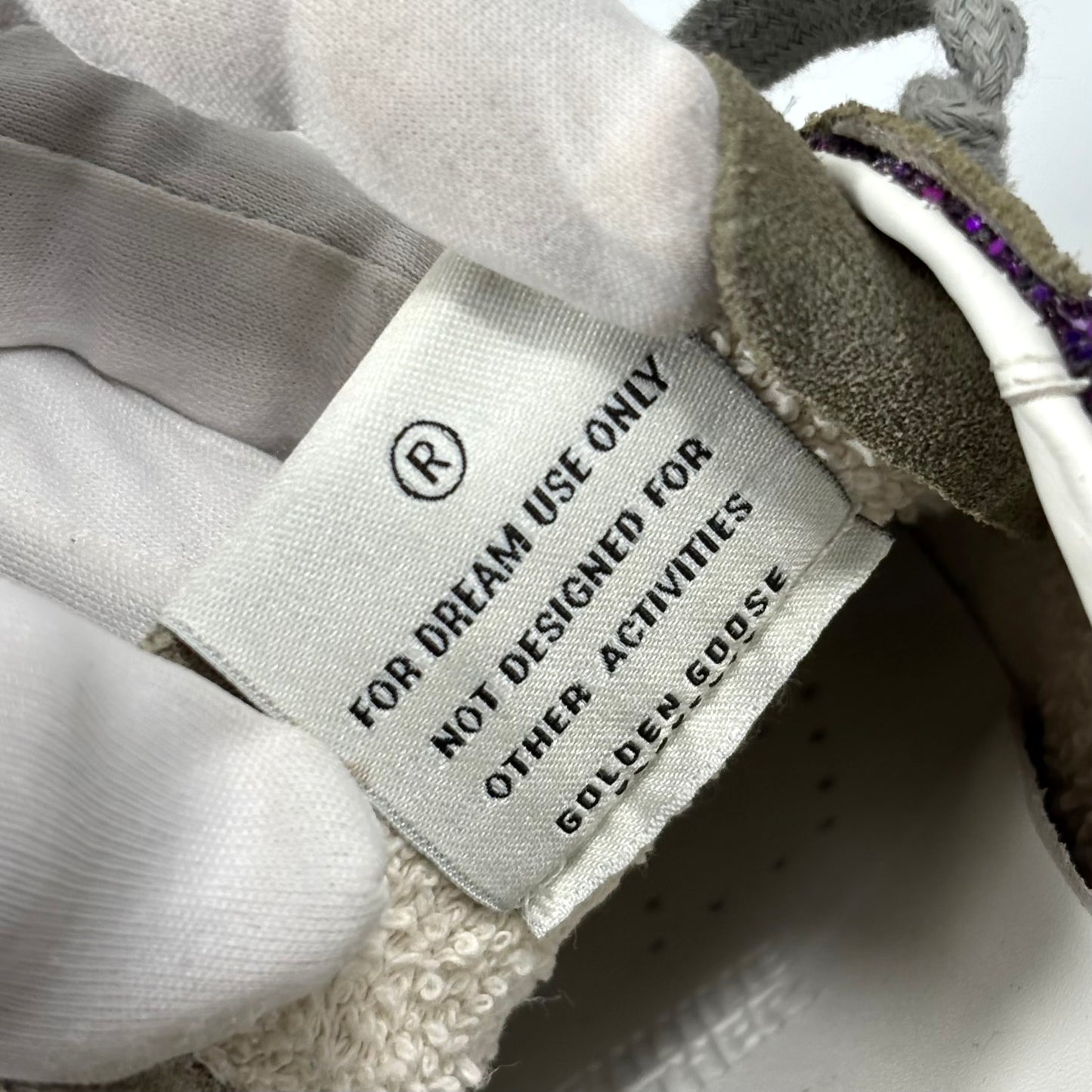 Golden goose Superstar-Penstar viola con paillettes 37