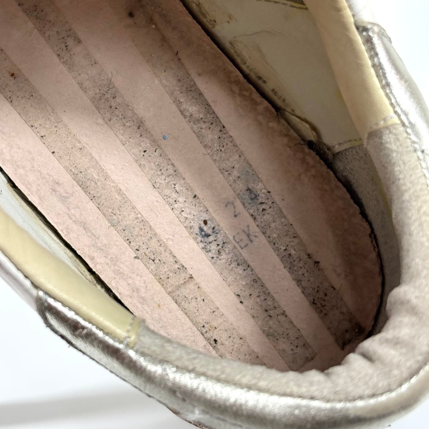 Golden goose Superstar bianche e argento 42