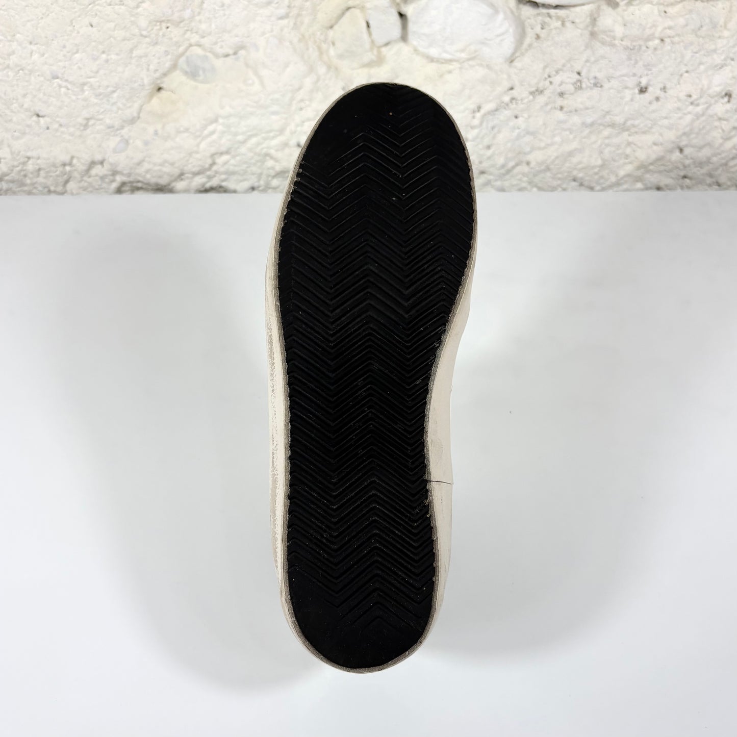 Golden goose Superstar bianche e argento 42