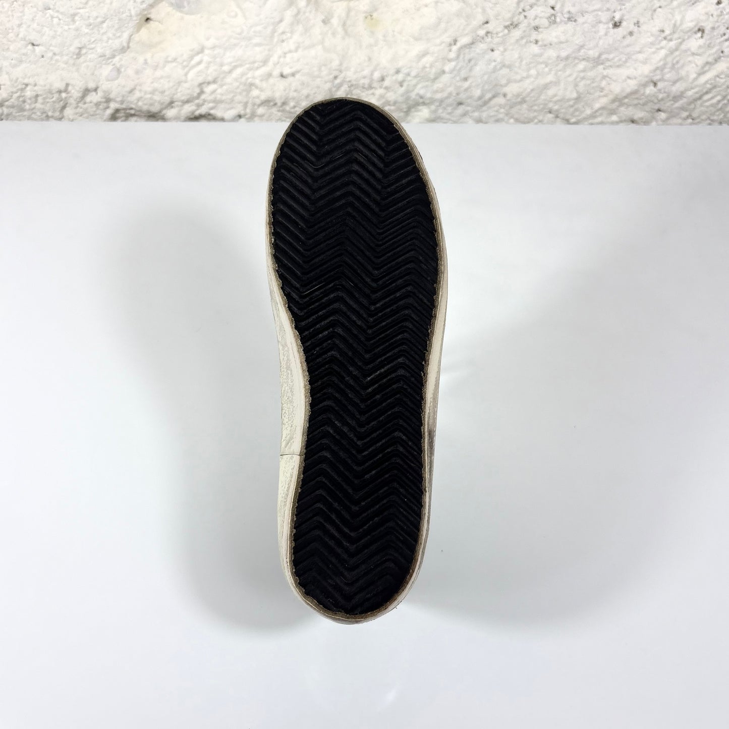 Golden goose Superstar a squame verdi con talloncino nero 38