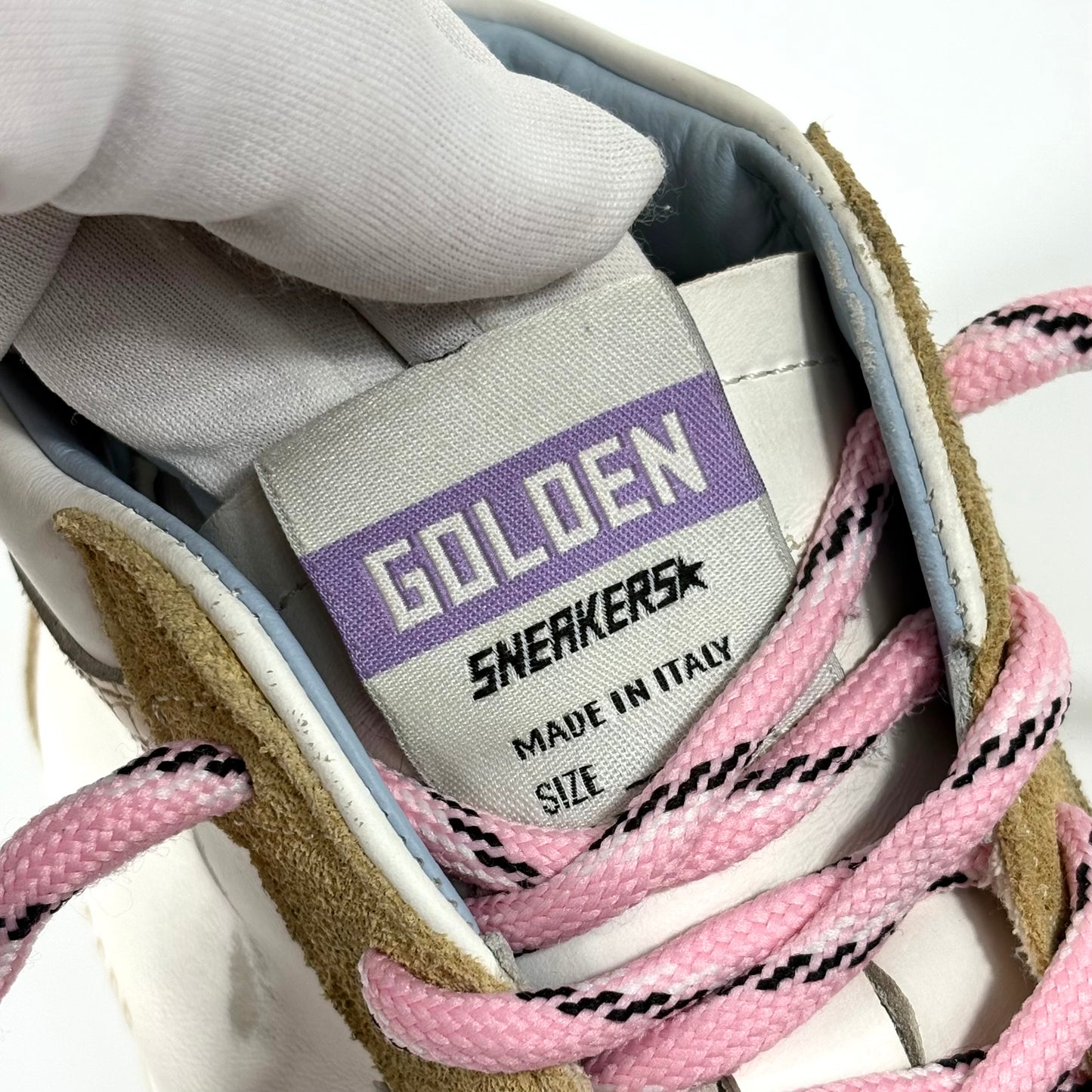 Golden goose Midstar beige e bianche 40